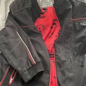 Black and Red Motorcycle Jacket